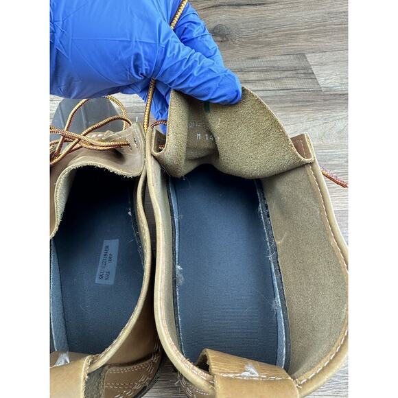 LL Bean Men’s Size 14M HM Bean Duck Boots Brown Leather 6” USA Made Rain… - Picture 4 of 10